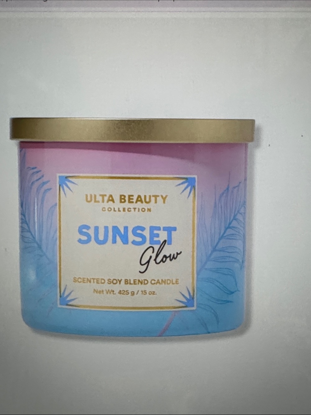 Ulta Beauty Sunset Glow Scented Soy Blend Candle